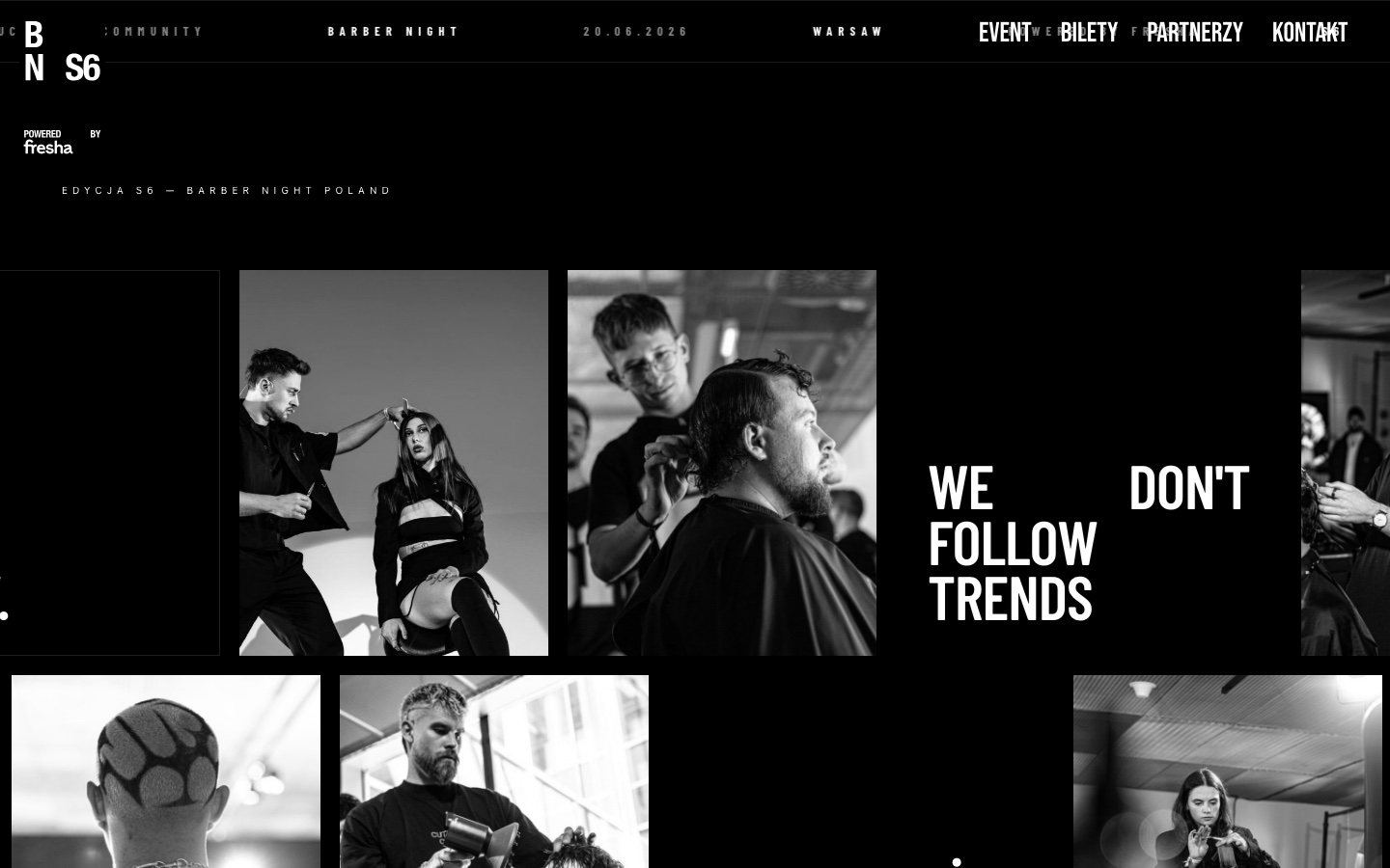 Realizacja — barber event